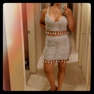 Two piece crochet set